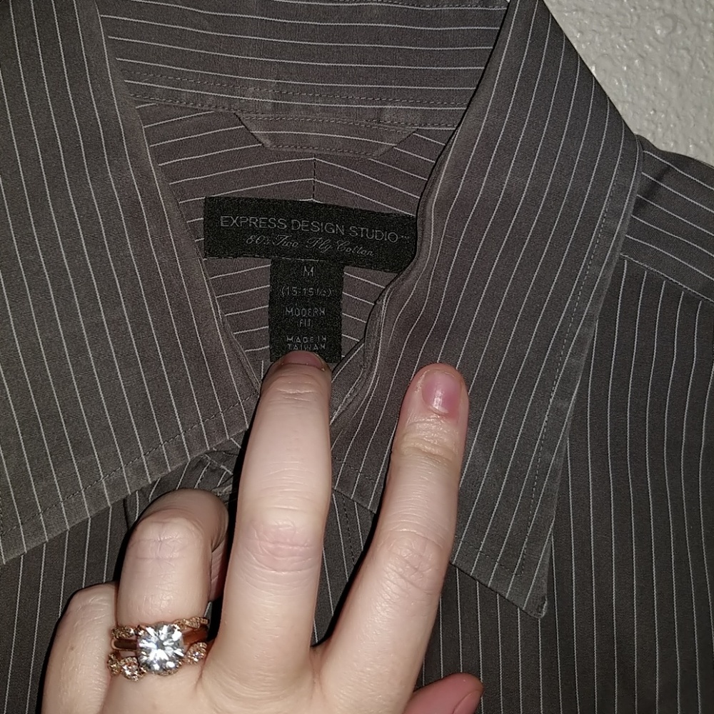 Express Design Studio Button Down - Picture 2 of 2